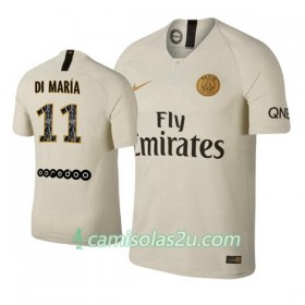 Camisolas de Futebol Paris Saint Germain Di Maria 11 Equipamento Alternativa 2018/19 Manga Curta